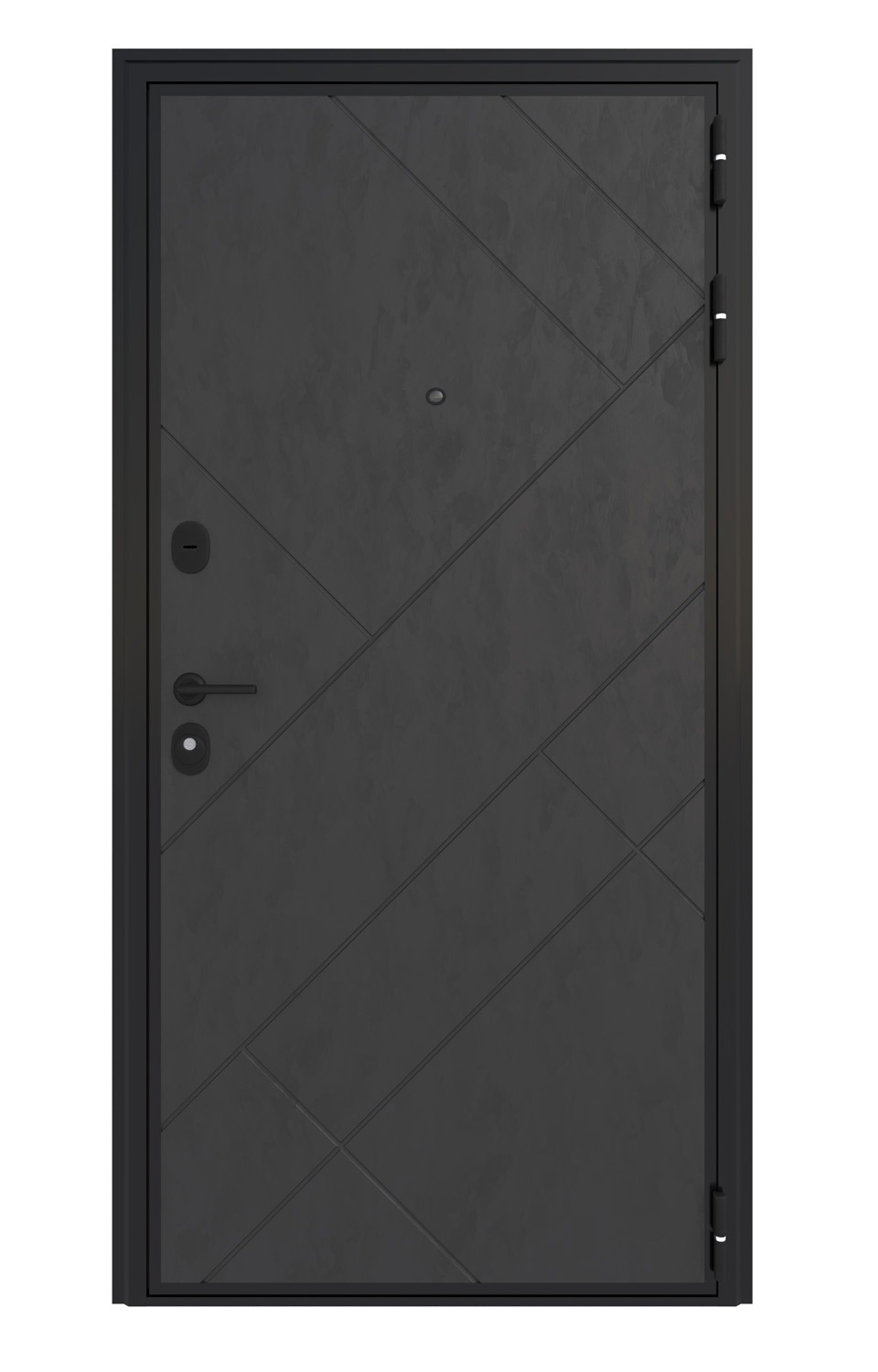 Входная дверь SV DOORS Блюз Бетон темный Ель альпийская 205*86*10см правая стол обеденный катрин эко 80x60 бетон пайн темный опора хром kt19670