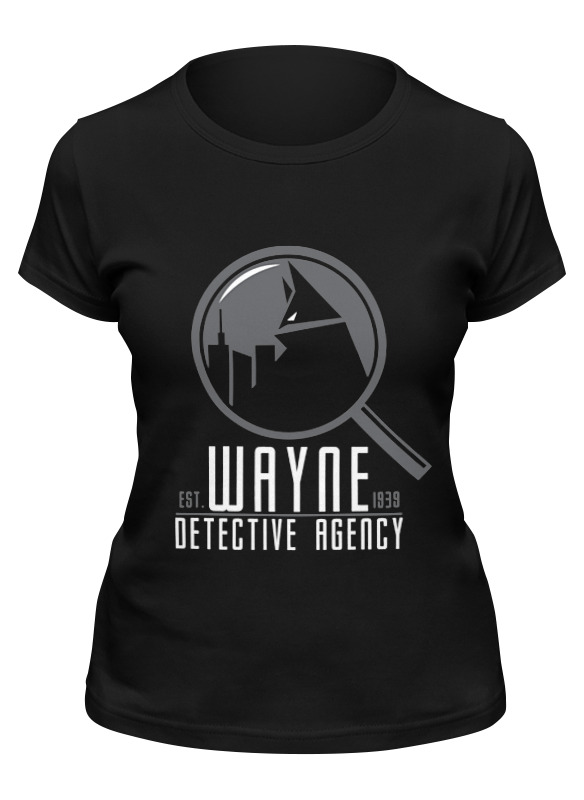 

Футболка женская Printio Wayne (batman) черная S, Черный, Wayne (batman)