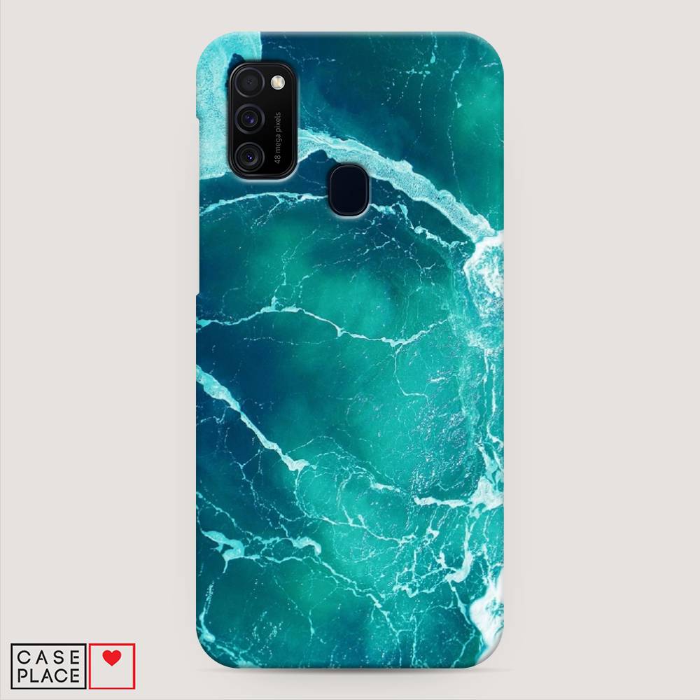 

Пластиковый чехол "Изумрудный океан" на Samsung Galaxy M21, 29720-3