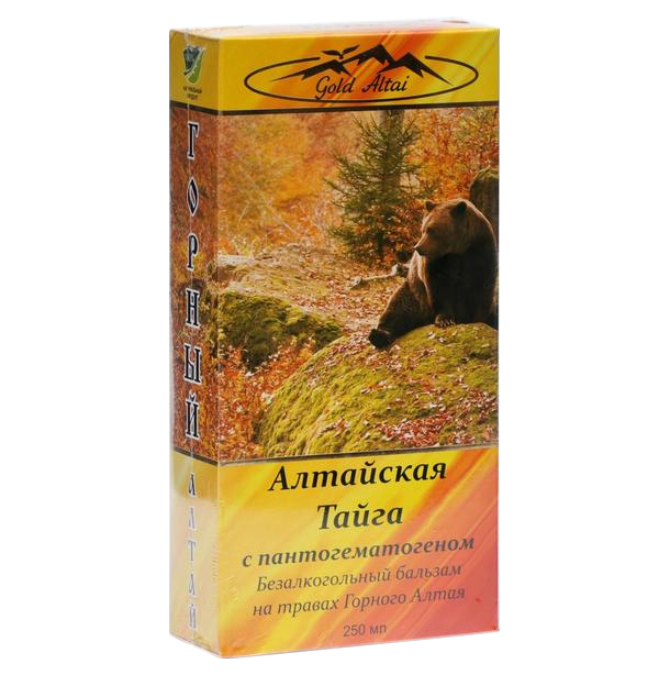 

Gold Altai Алтайская Тайга с пантогематогеном бальзам 250 мл