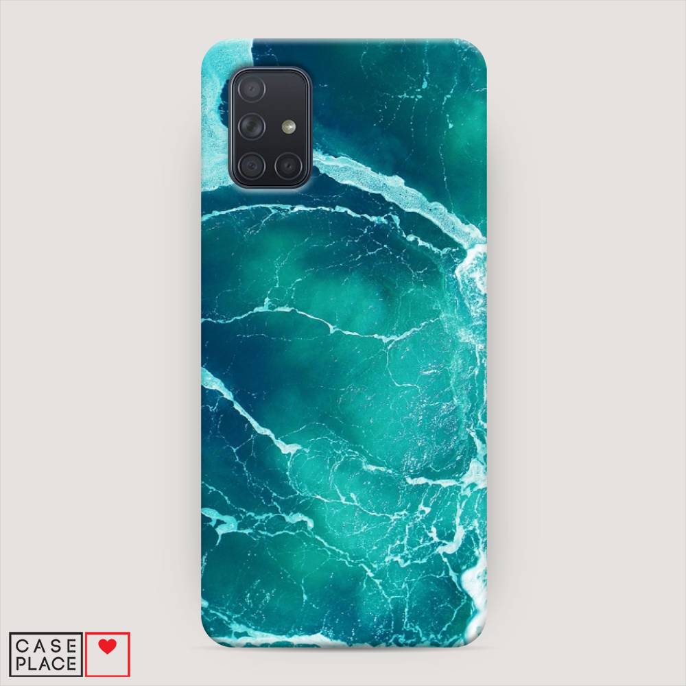 

Пластиковый чехол "Изумрудный океан" на Samsung Galaxy A71, 29020-3
