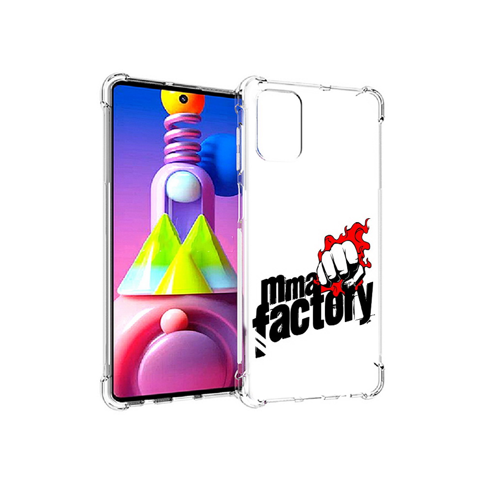 

Чехол MyPads Tocco для Samsung Galaxy M51 Единоборства ММА (PT156838.490.74), Прозрачный, Tocco