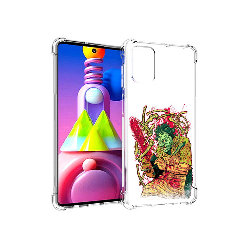 

Чехол MyPads Tocco для Samsung Galaxy M51 яркий мясник (PT156838.490.711), Прозрачный, Tocco