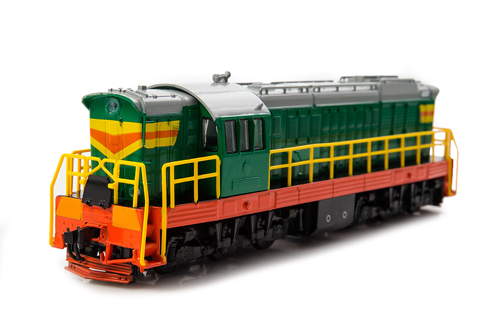 

Модель коллекционная Train ЧМЭ3 чехословацкий тепловоз 1963-1994 зеленый (наши поезда #2)