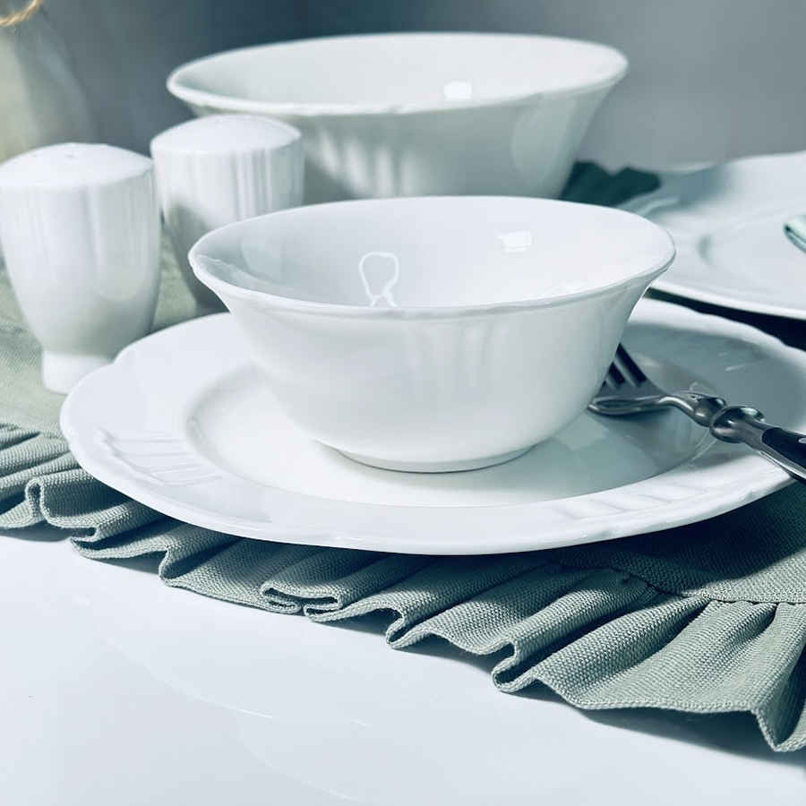 

Салатники набор 6 шт Lenardi Resto, фарфор, 13 см, Ленарди-Салатники1-23