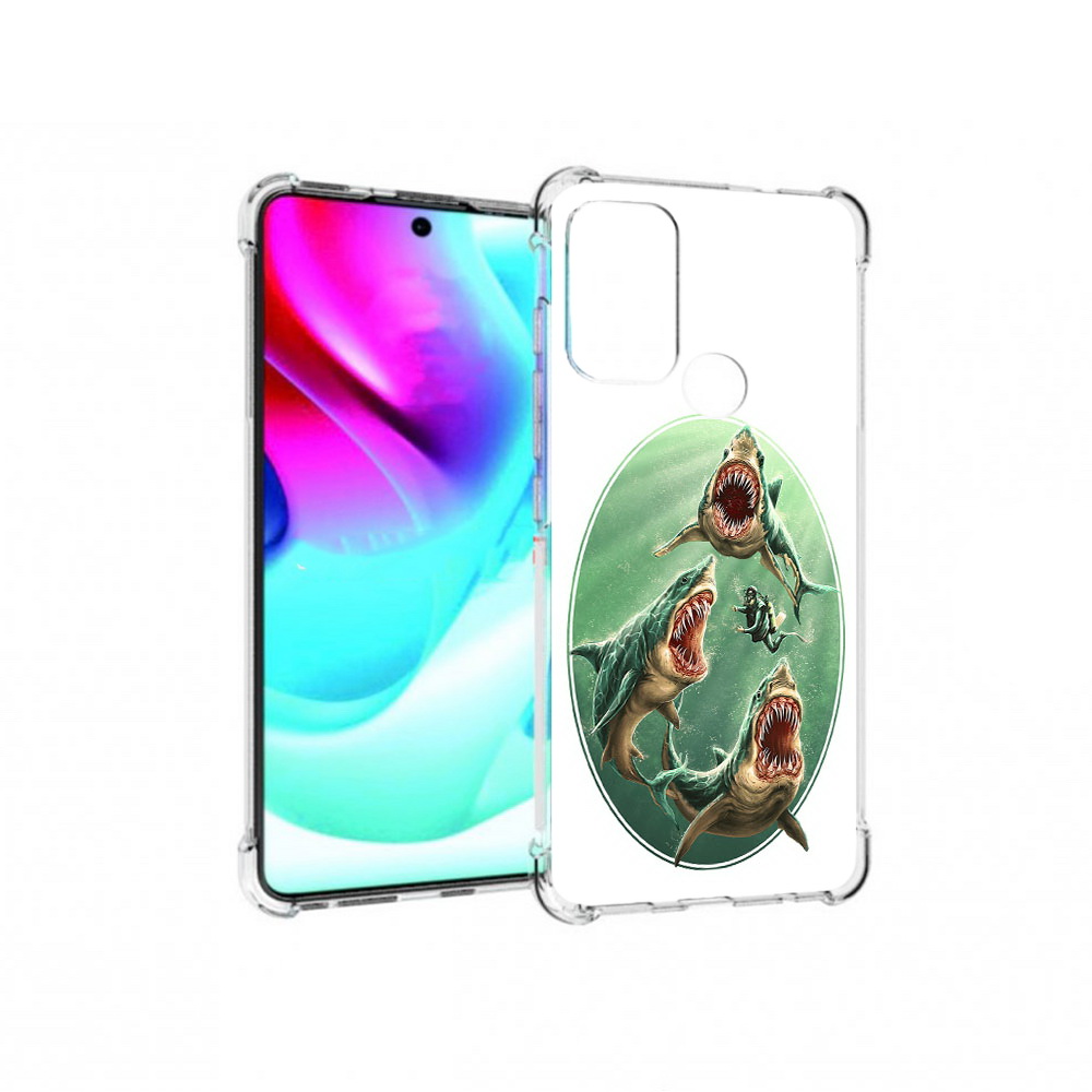 

Чехол MyPads Tocco для Motorola Moto G60S синяя бездна (PT227079.361.600), Прозрачный, Tocco