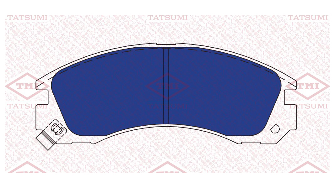 

Колодки тормозные дисковые MITSUBISHI Pajero/Diamante/Sigma 93->