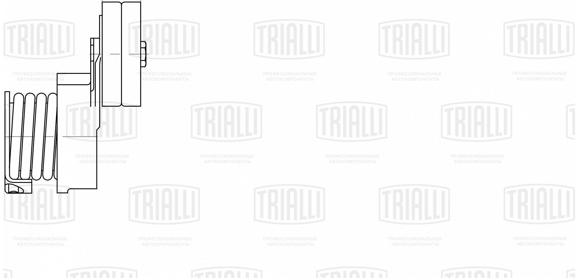 

Ролик натяжной навесного оборудования Trialli cm5344