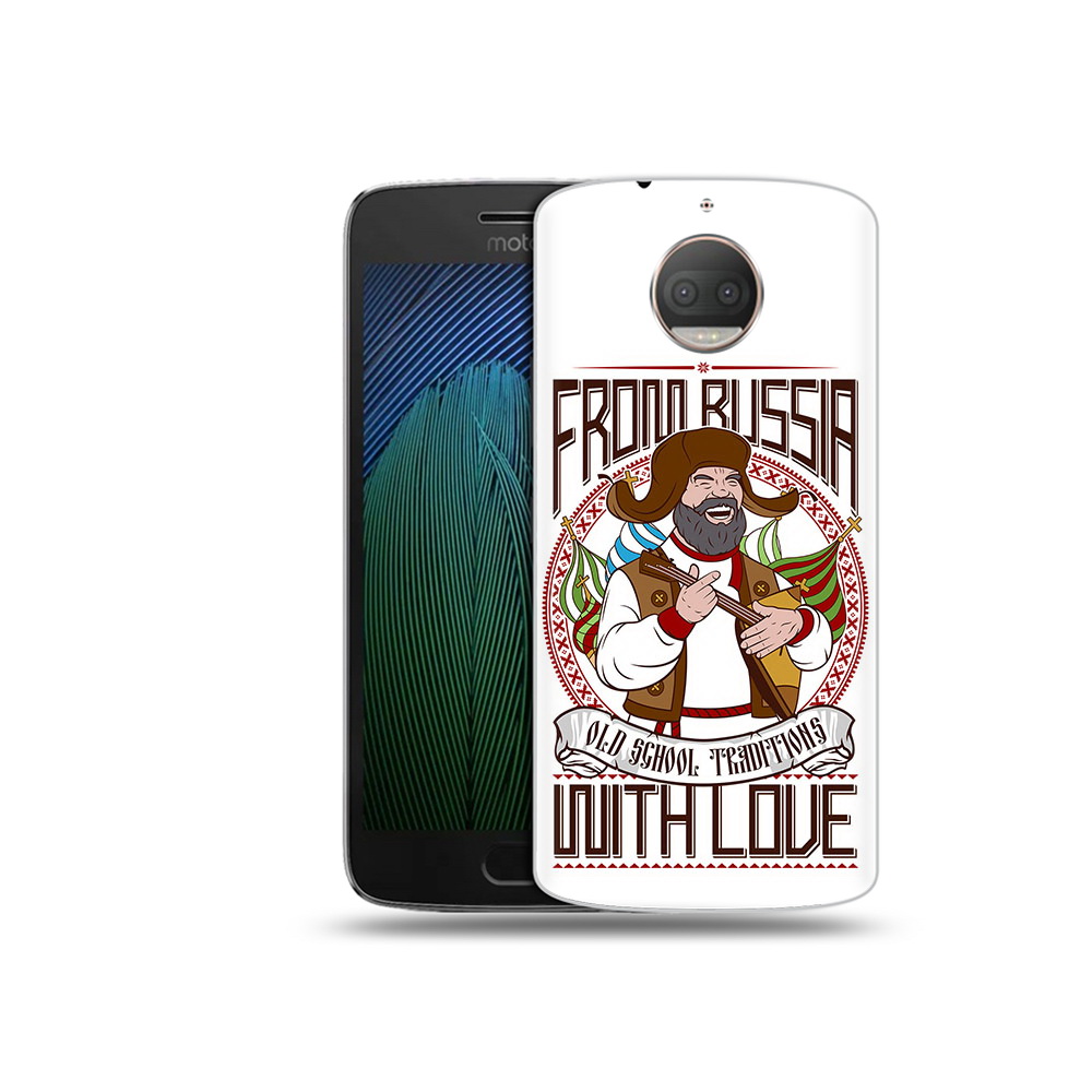 

Чехол MyPads Tocco для Motorola Moto G5S Plus русский мужчина (PT75337.377.590), Прозрачный, Tocco