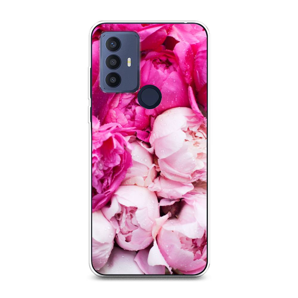 

Чехол Awog "Пионы розово-белые" для TCL 30E, Разноцветный, 290450-8