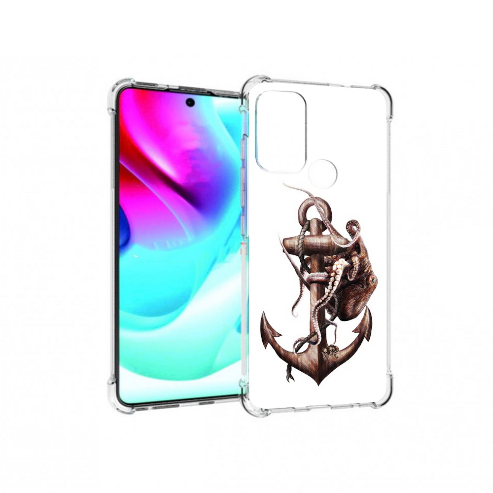 

Чехол MyPads Tocco для Motorola Moto G60S ржавый якорь (PT227079.361.579), Прозрачный, Tocco
