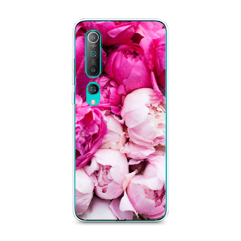 

Чехол Awog "Пионы розово-белые" для Xiaomi Mi 10, 37550-8