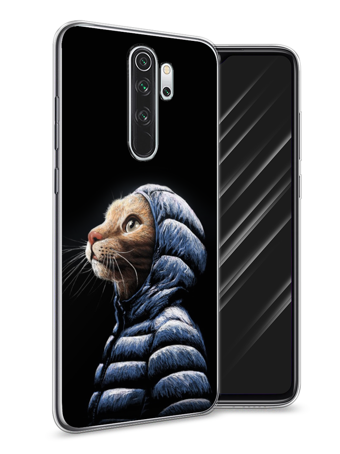 

Чехол Awog на Xiaomi Redmi Note 8 Pro "Кот в капюшоне", Разноцветный, 36650-2