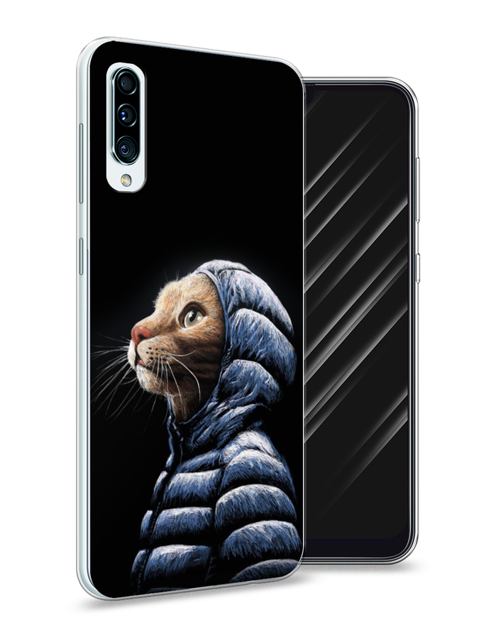 

Чехол Awog на Samsung Galaxy A50 "Кот в капюшоне", Разноцветный, 27750-2