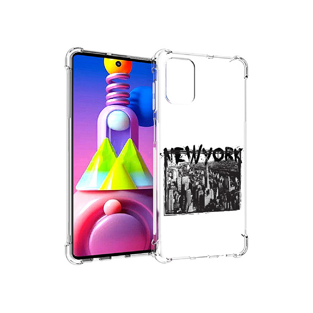 

Чехол MyPads Tocco для Samsung Galaxy M51 че (PT156838.490.671), Прозрачный, Tocco