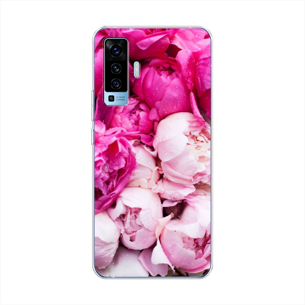 

Чехол Awog "Пионы розово-белые" для Vivo X50, 262250-8