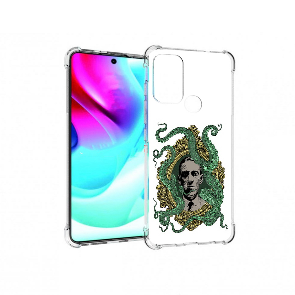 

Чехол MyPads Tocco для Motorola Moto G60S портрет с кракеном (PT227079.361.552), Прозрачный, Tocco