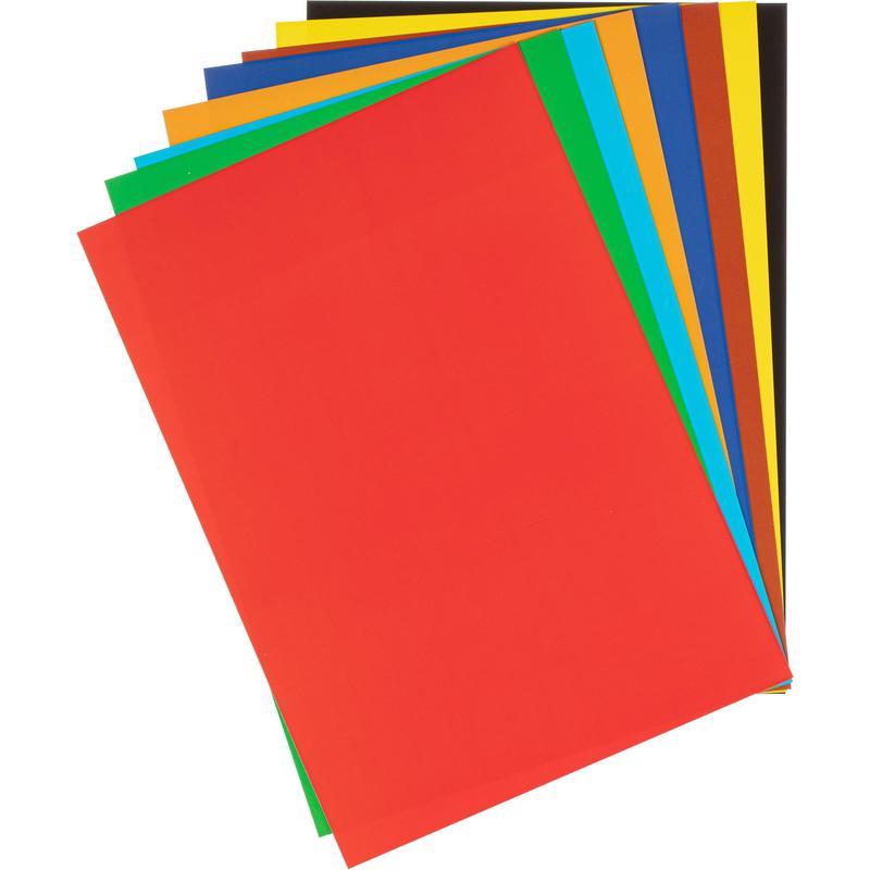 Картон цветной двусторонний Hatber Creative Set (8 листов, 8 цветов, А4, 195х280мм) 25 уп