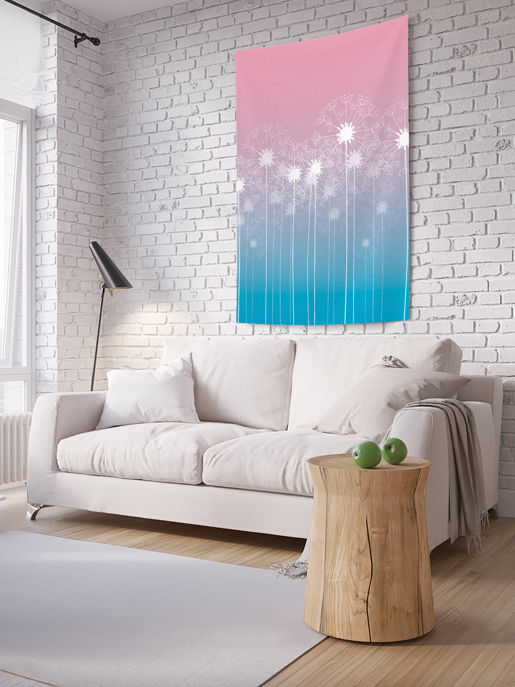 

Вертикальное фотопанно на стену JoyArty Цветочные шары 150x200 см, Цветочные шары
