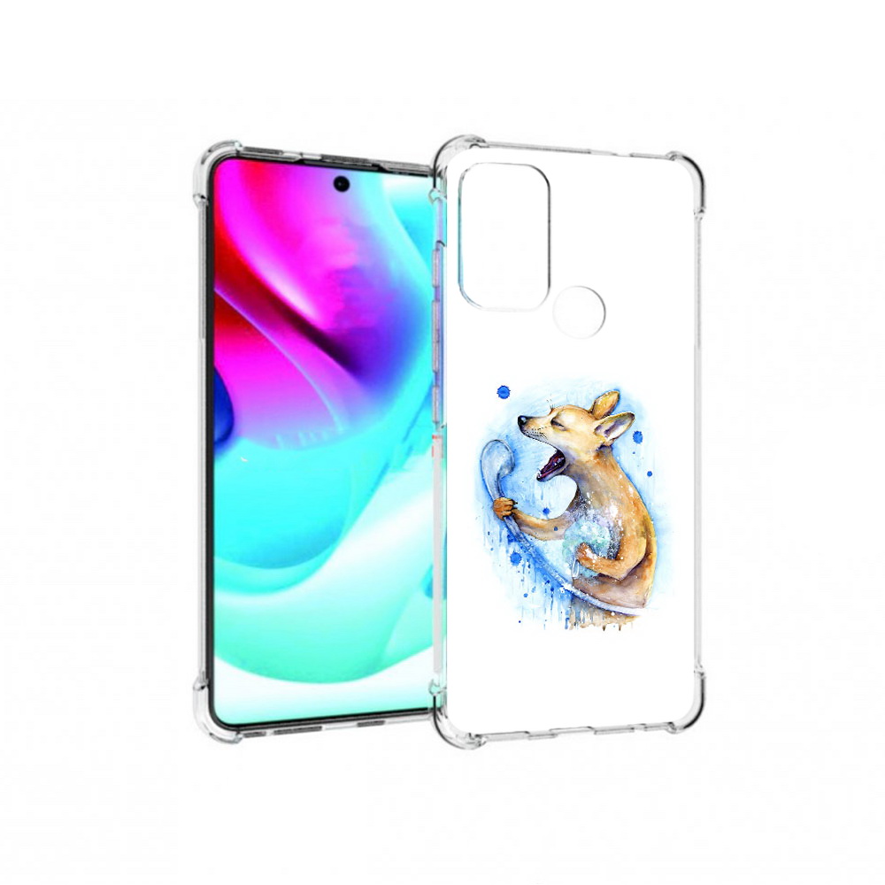 

Чехол MyPads Tocco для Motorola Moto G60S пение в душе (PT227079.361.537), Прозрачный, Tocco