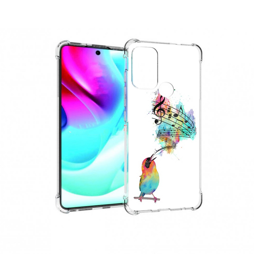 Чехол MyPads Tocco для Motorola Moto G60S певчая птичка (PT227079.361.536)