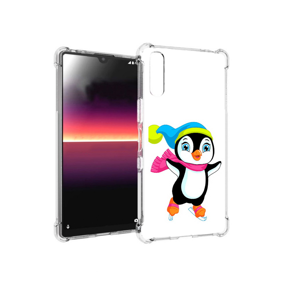

Чехол MyPads Tocco для Sony Xperia L4 пингвин на коньках (PT227010.235.540), Прозрачный, Tocco
