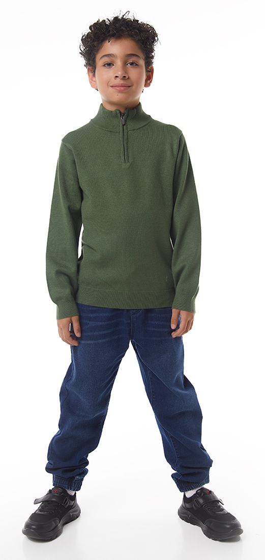 

Свитер детский Kari AW24C10973525, хаки, 146, 232758