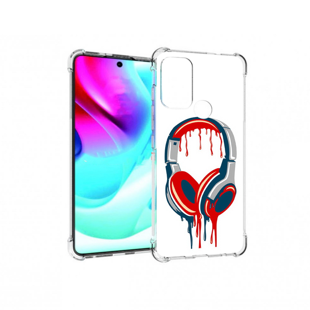 

Чехол MyPads Tocco для Motorola Moto G60S не делай громко (PT227079.361.517), Прозрачный, Tocco