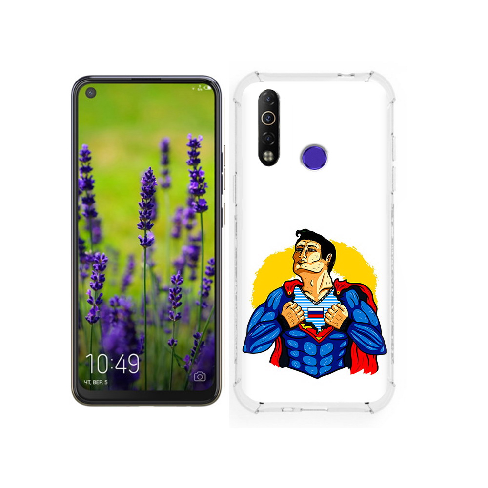 

Чехол MyPads Tocco для Tecno Camon 12 русский супермен, Tocco