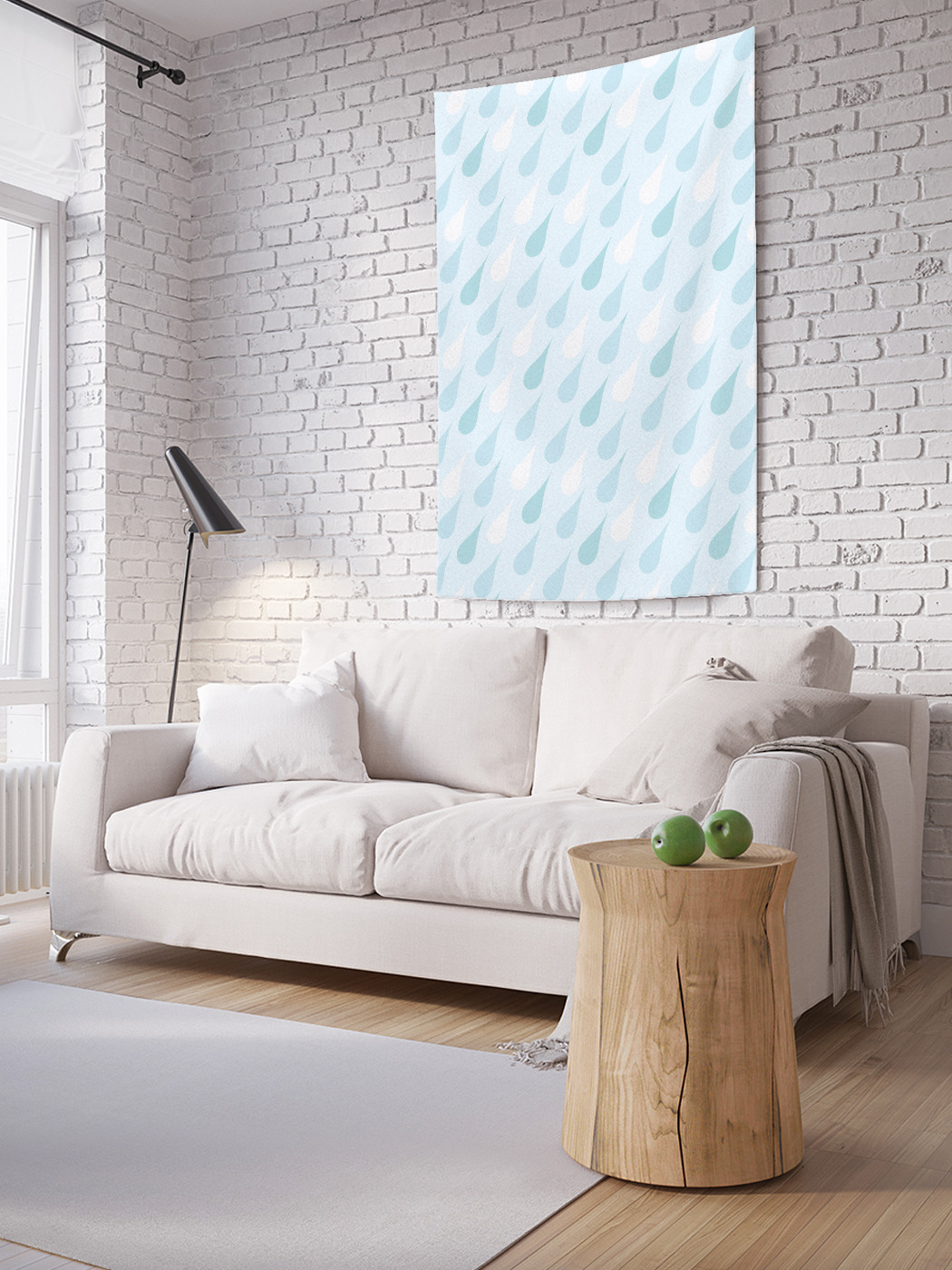 

Вертикальное фотопанно на стену JoyArty Незаметный дождь 150x200 см, Незаметный дождь