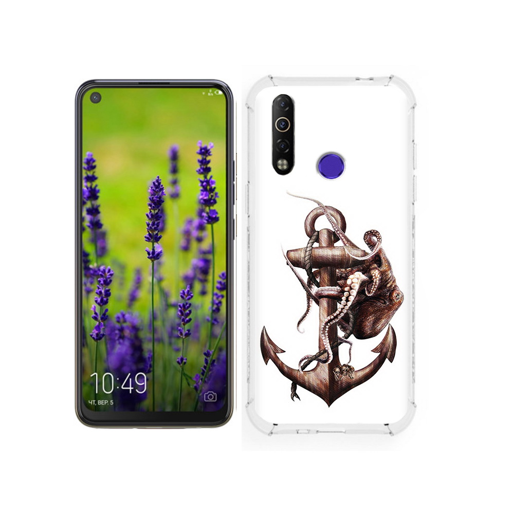 

Чехол MyPads Tocco для Tecno Camon 12 ржавый якорь, Tocco