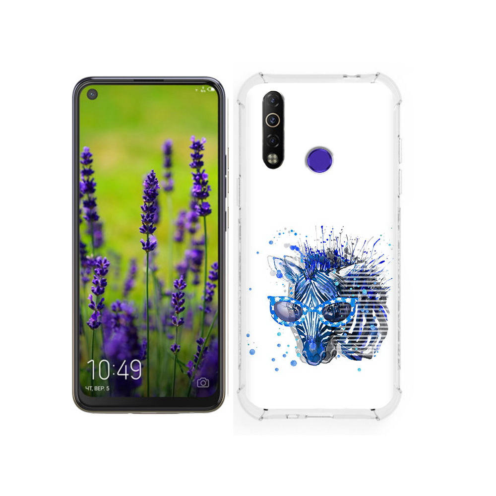 

Чехол MyPads Tocco для Tecno Camon 12 расплывчатая зебра, Tocco