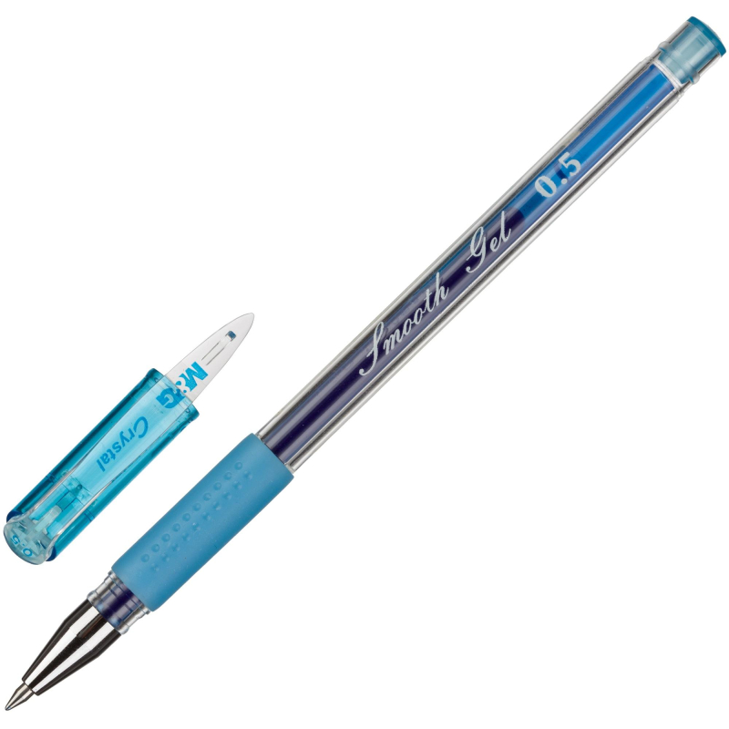 Ручка гелевая M&G узел 0.5 мм, синяя неавтоматическая