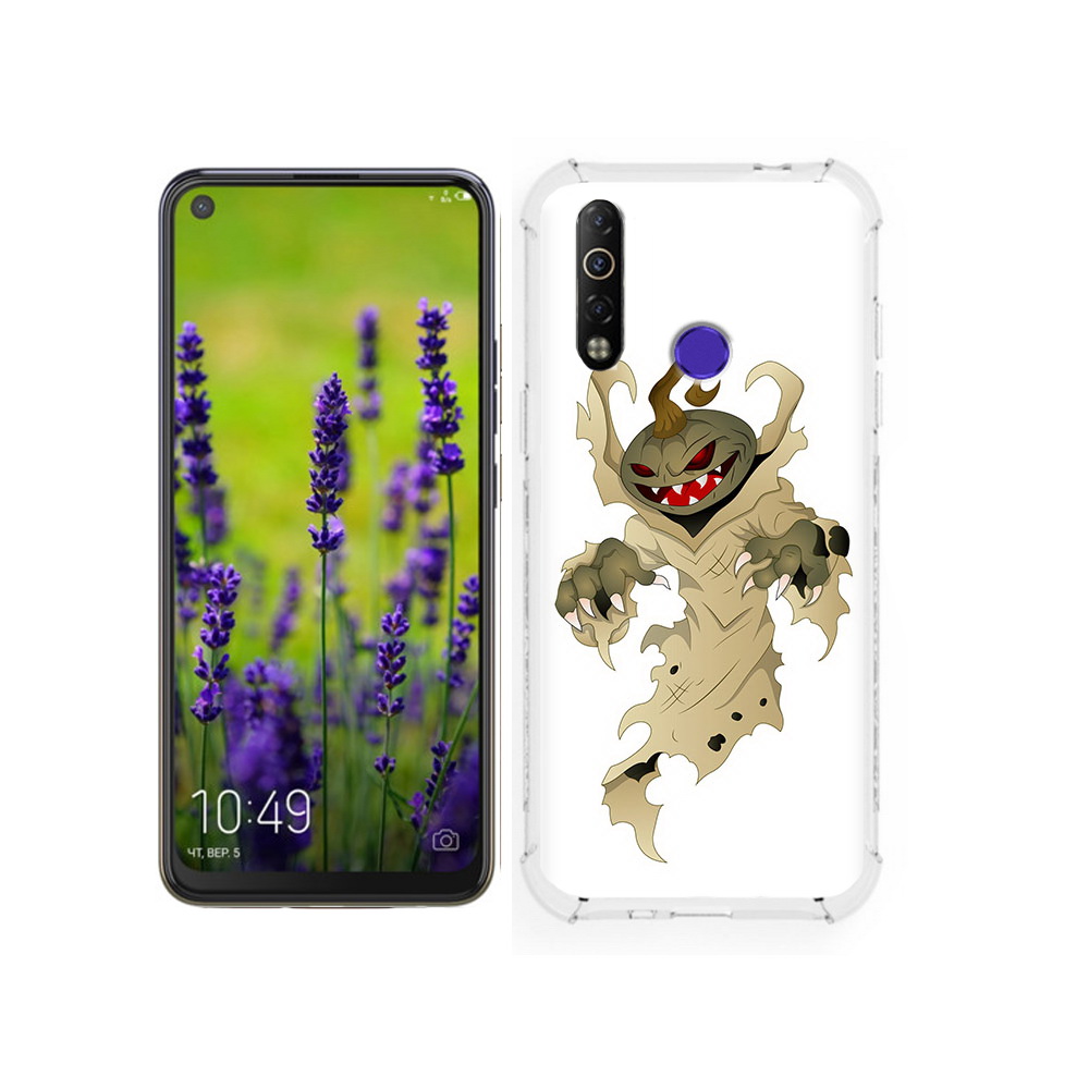 

Чехол MyPads Tocco для Tecno Camon 12 призрак хэллоуина, Tocco