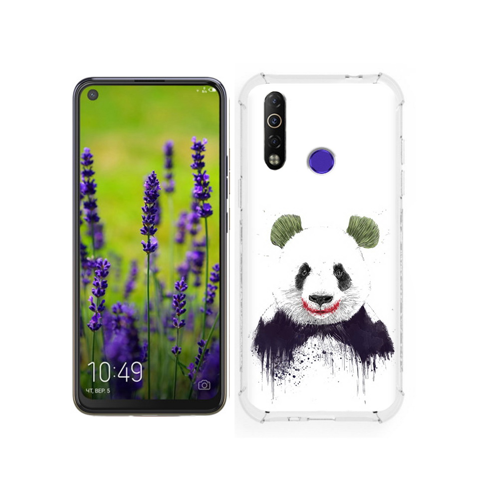 

Чехол MyPads Tocco для Tecno Camon 12 панда джокер, Tocco