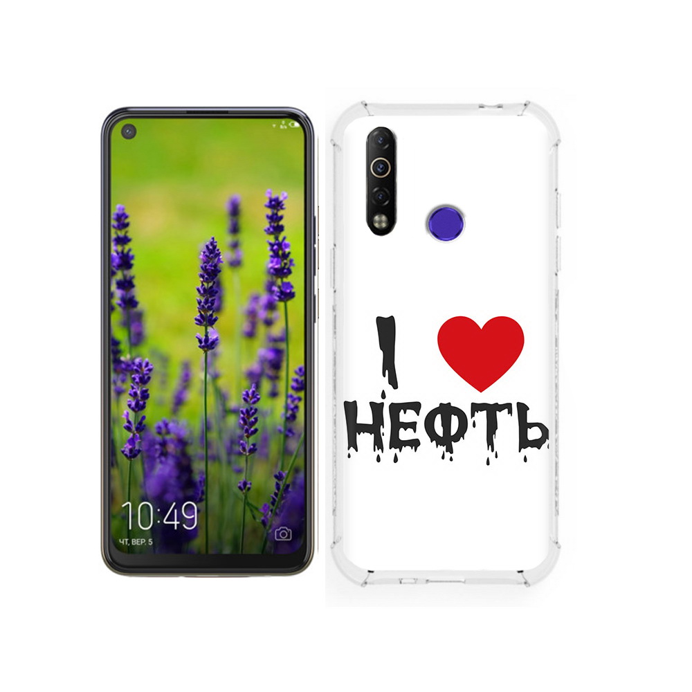 

Чехол MyPads Tocco для Tecno Camon 12 нефть, Tocco