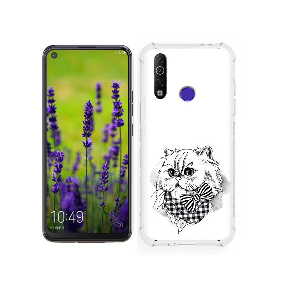 

Чехол MyPads Tocco для Tecno Camon 12 нарисованная красивая кошечка, Tocco