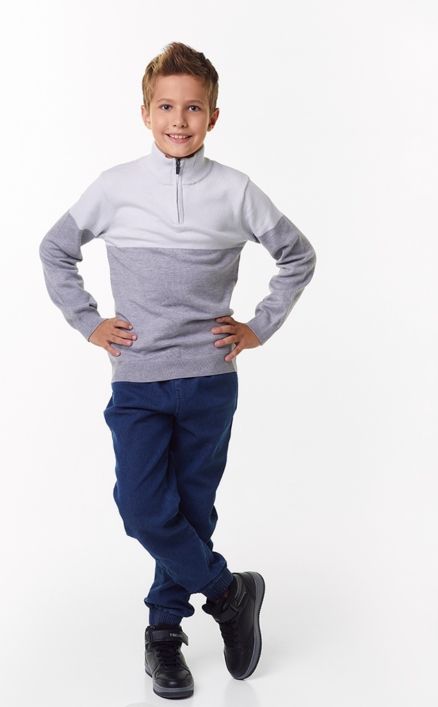 

Свитер детский Kari AW24C10953224, серый, 122, 232756