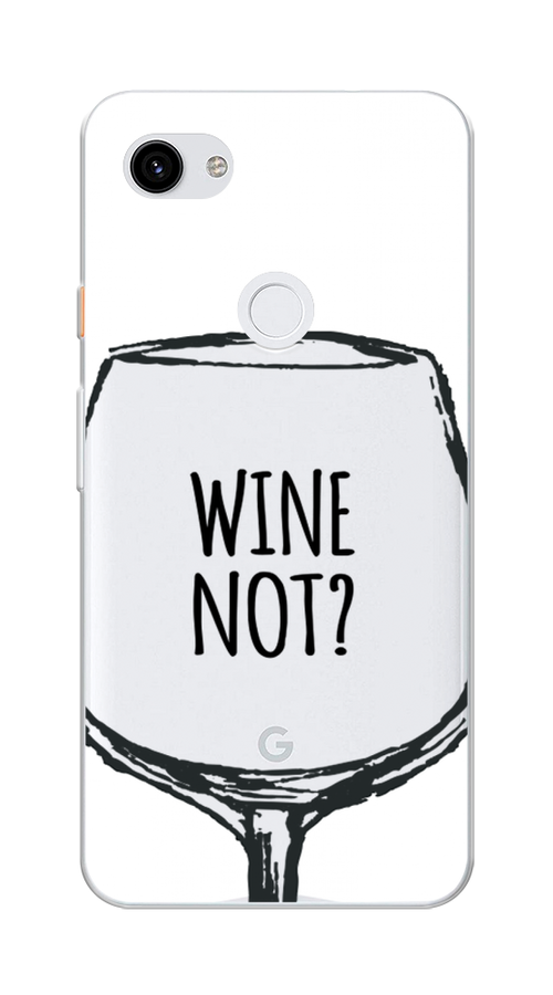 

Чехол на Google Pixel 3A XL "Wine not white", Белый, 270450-6