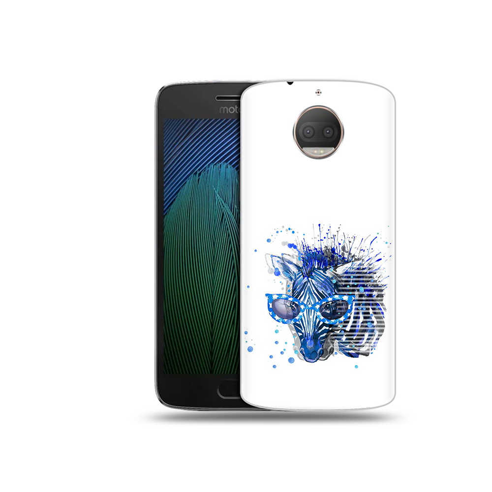 

Чехол MyPads Tocco для Motorola Moto G5S Plus расплывчатая зебра (PT75337.377.577), Прозрачный, Tocco