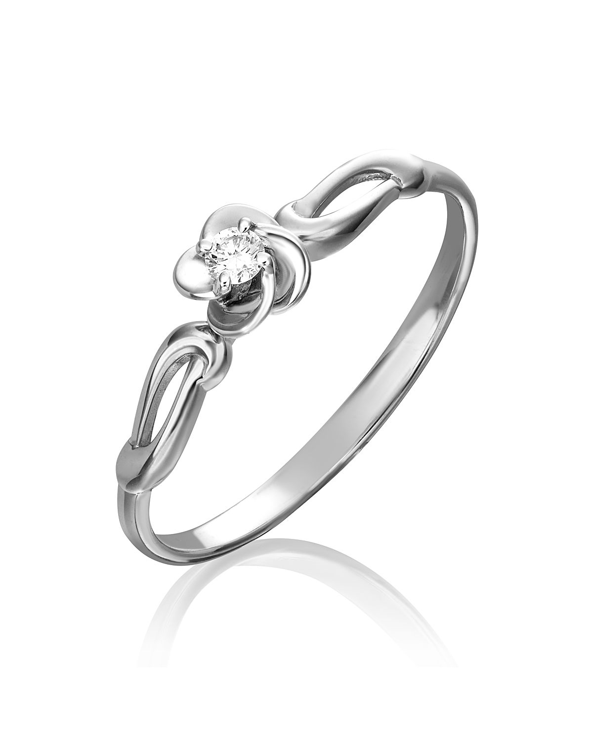 

Кольцо из золота с бриллиантом р.17,5 PLATINA jewelry 01-1537-00-101-1120-30, 01-1537-00-101-1120-30_p