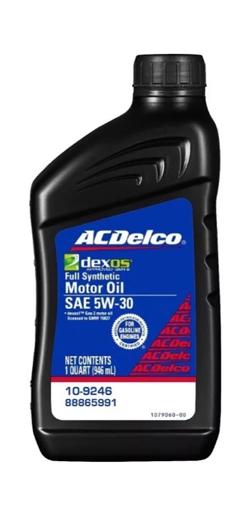 

Масло моторное ACDelco Dexos 1 Gen2 5W-30 синтетическое 0.946 л 10-9246