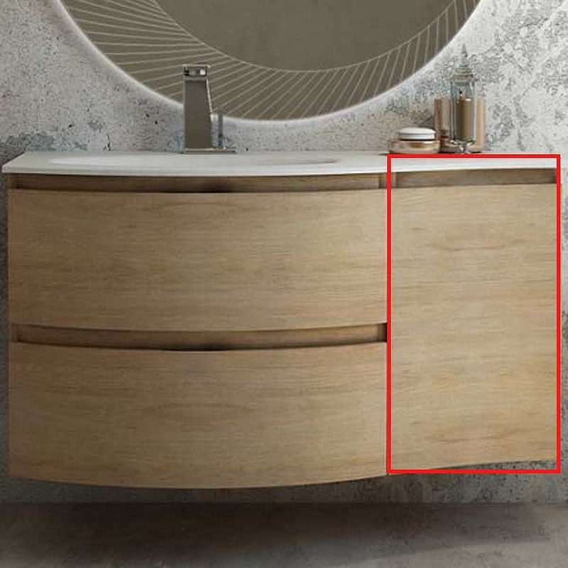 мебель для ванной cezares vague 140 rovere sbiancato Подвесной шкаф Cezares Vague 34 R 54835 Rovere tabacco