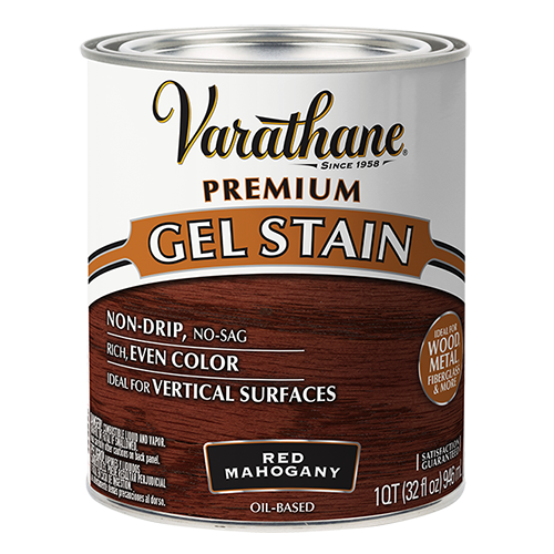 фото Масло-гель для дерева varathane gel stain, тонирующее масло, 0,946 л, красный махагон