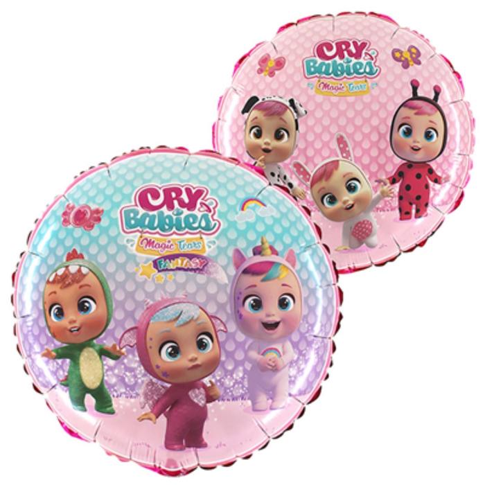 

Шар фольгированный 18" круг "Cry Babies Малыши", Cry Babies
