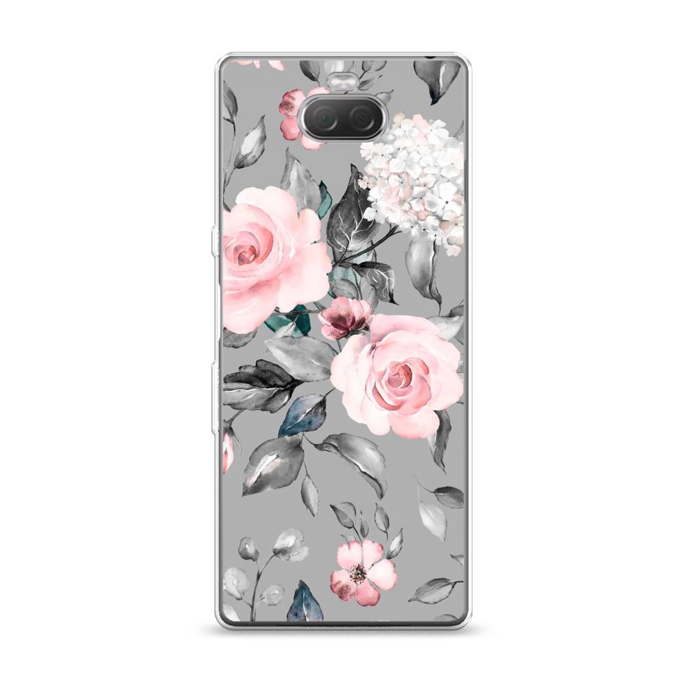 

Чехол Awog "Розы на сером" для Sony Xperia XA3, 53750-8