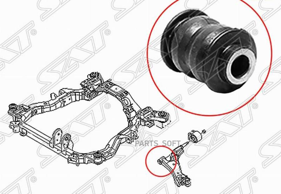 

Сайлентблок переднего нижнего рычага передний CHEVROLET CAPTIVA /DAEWOO WINSTORM/OPEL ANT