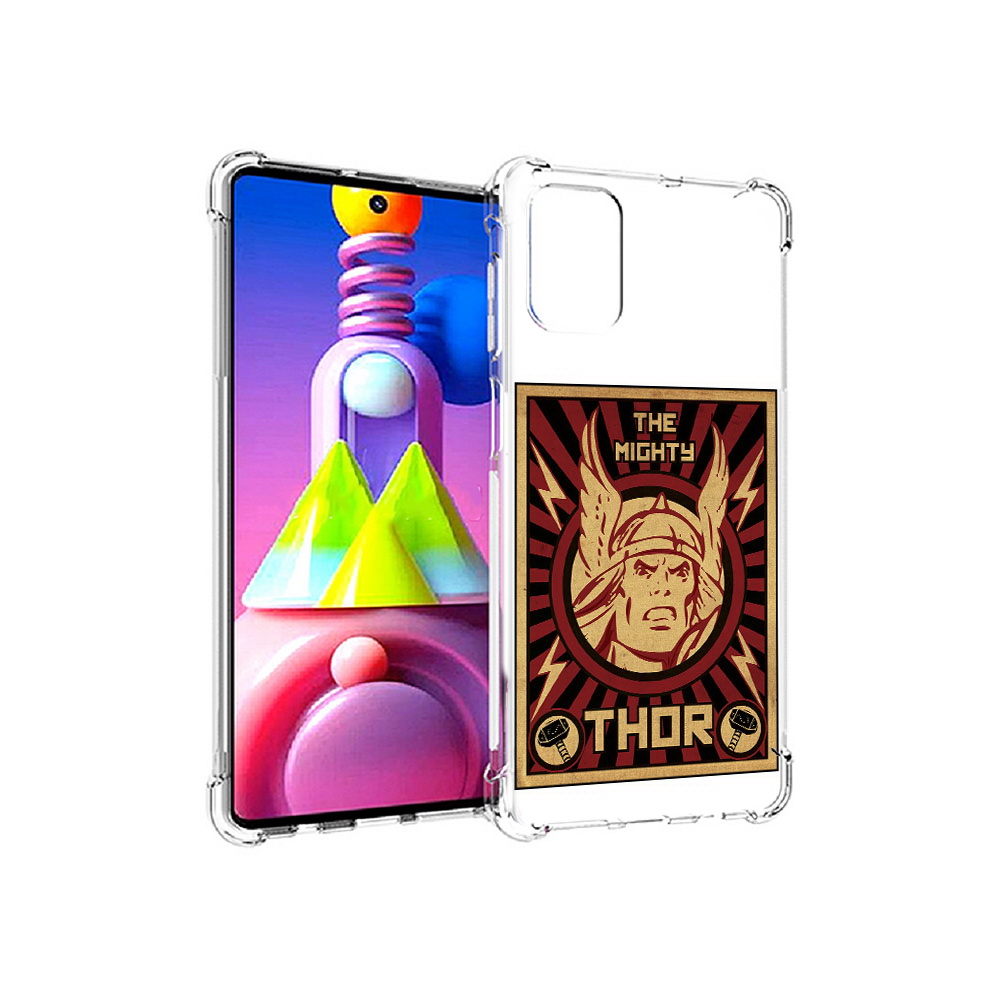 

Чехол MyPads Tocco для Samsung Galaxy M51 тор лицо (PT156838.490.646), Прозрачный, Tocco