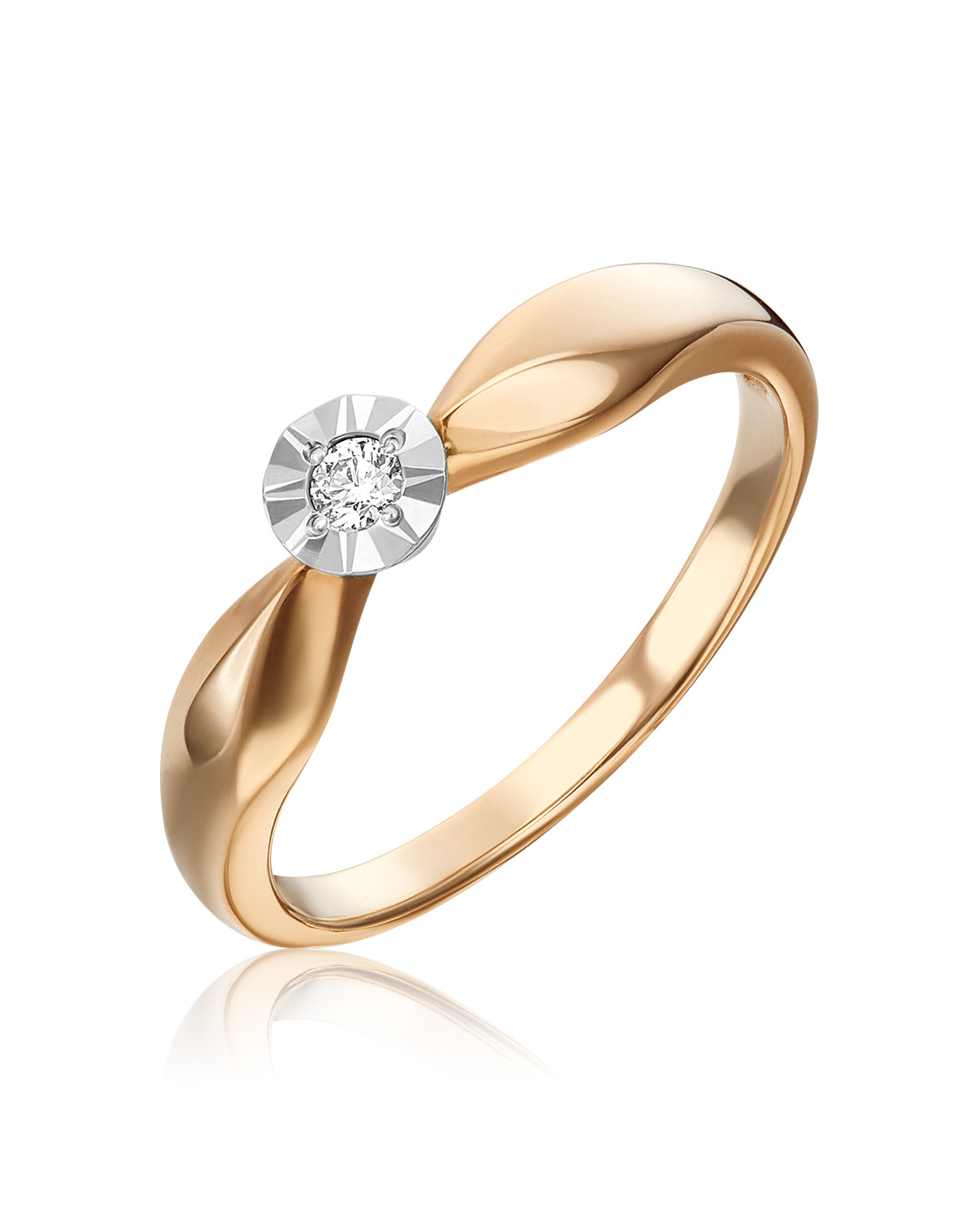 

Кольцо из золота с бриллиантом р. PLATINA jewelry 01-1493-00-101-1111-30, 01-1493-00-101-1111-30_p