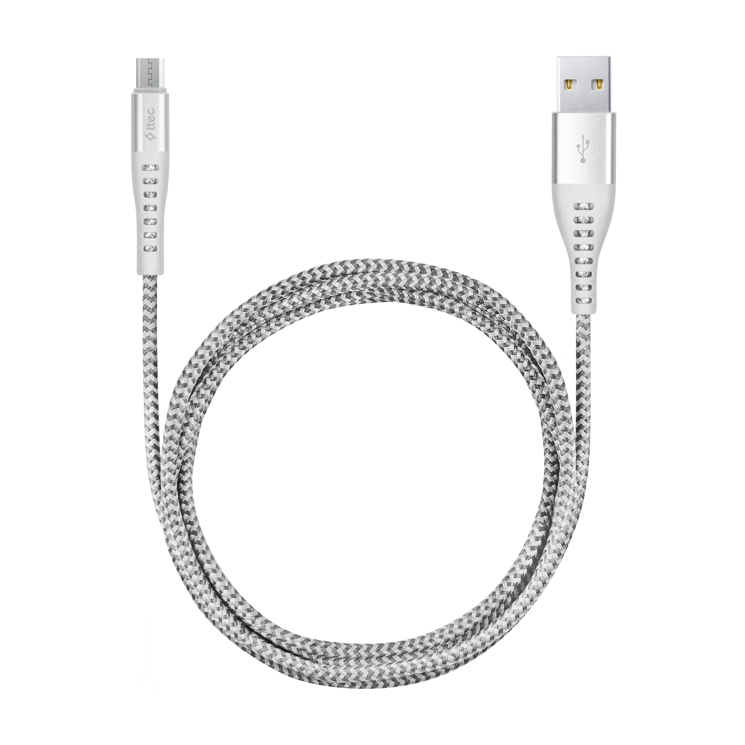 Кабель micro USB-USB TTEC ExtremeCable 1.5м серый